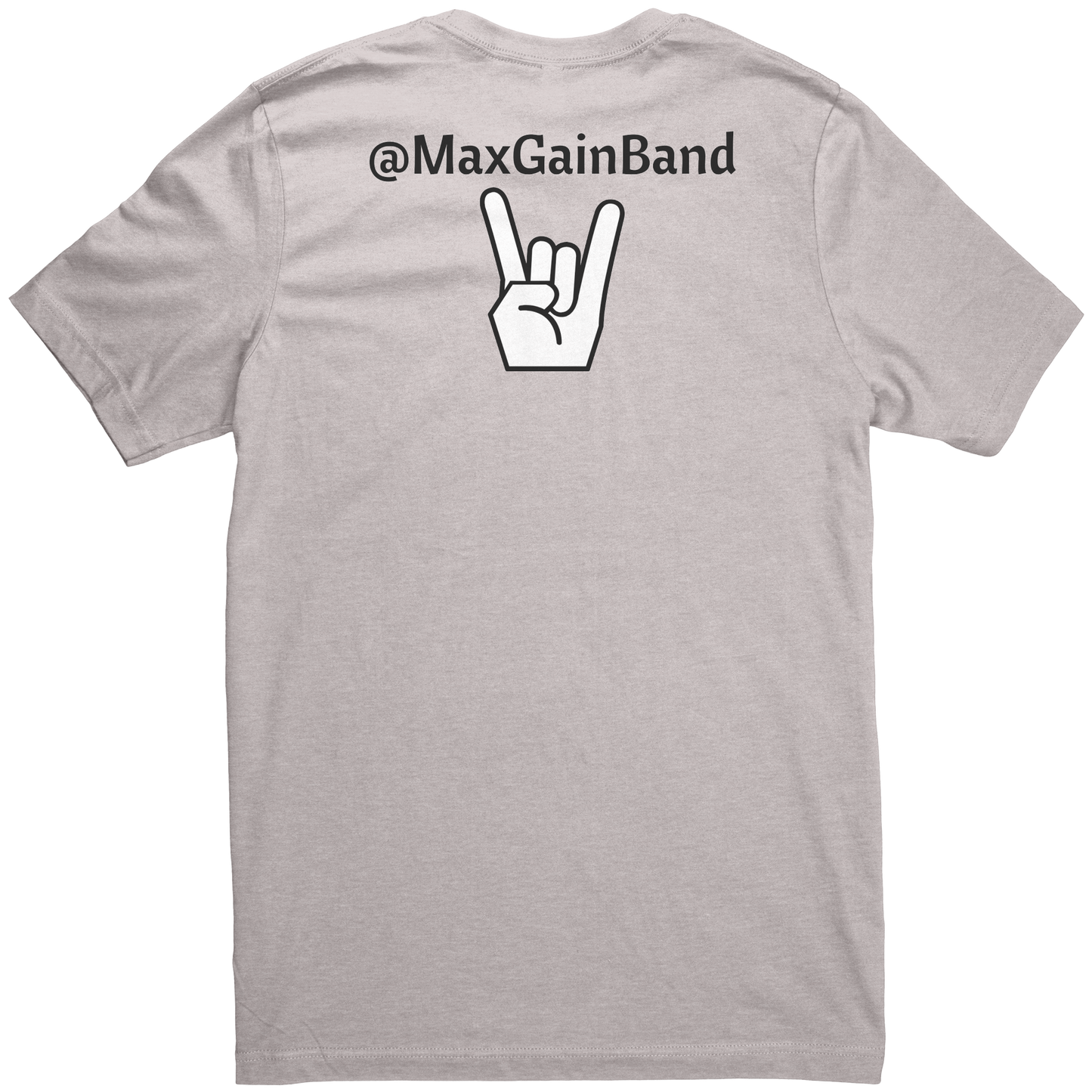 Max_Gain_Guitar_on_Fire_Tshirt_Heather_Cool_Grey_Back_Mockup.png
