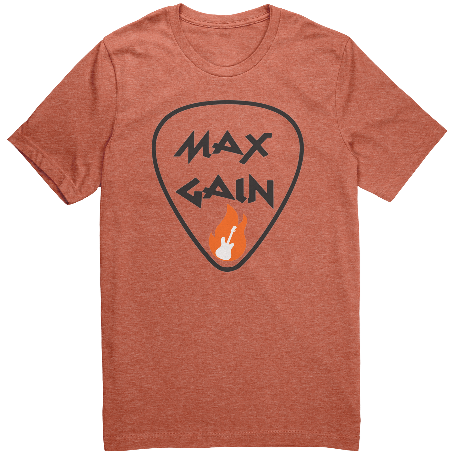 Max_Gain_Guitar_on_Fire_Tshirt_Heather_Orange_Front_Mockup.png