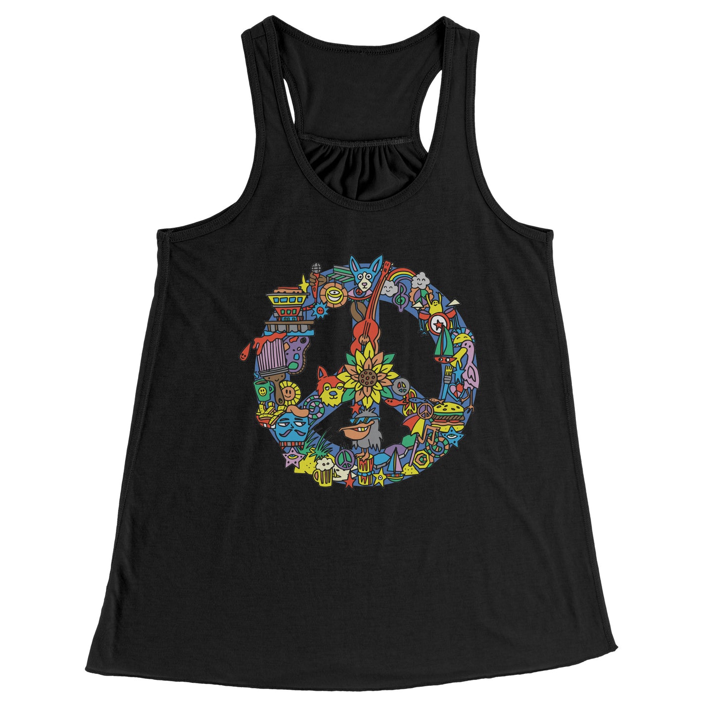 PEACE in the Burg Athletic Tank Top