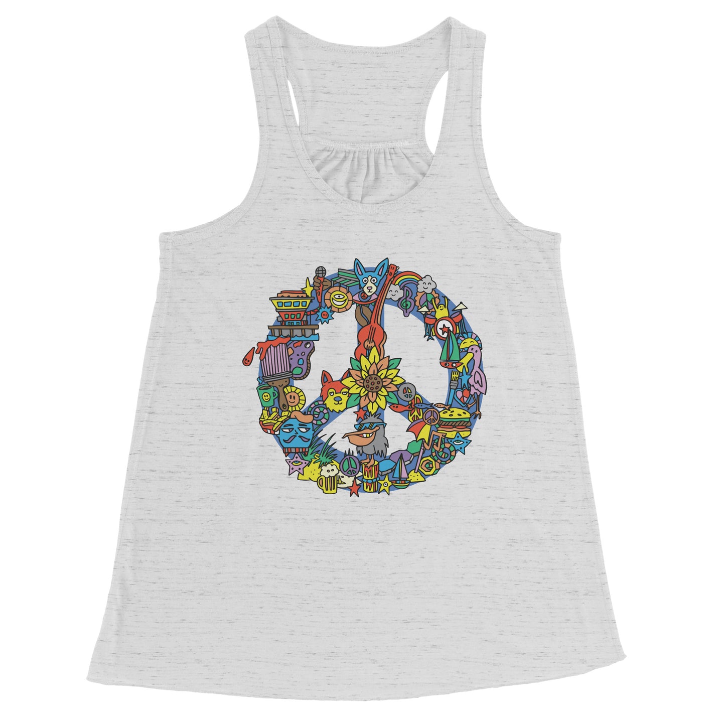 PEACE in the Burg Athletic Tank Top