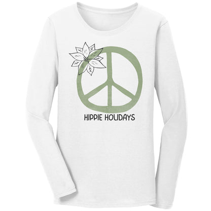Hippie Holidays Peace Sign T-shirt