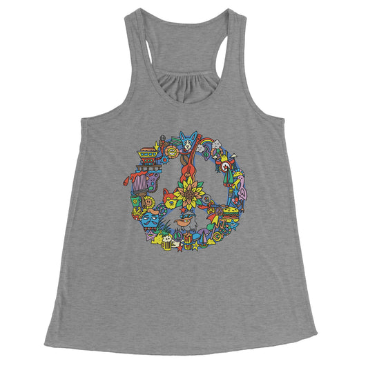 PEACE in the Burg Athletic Tank Top