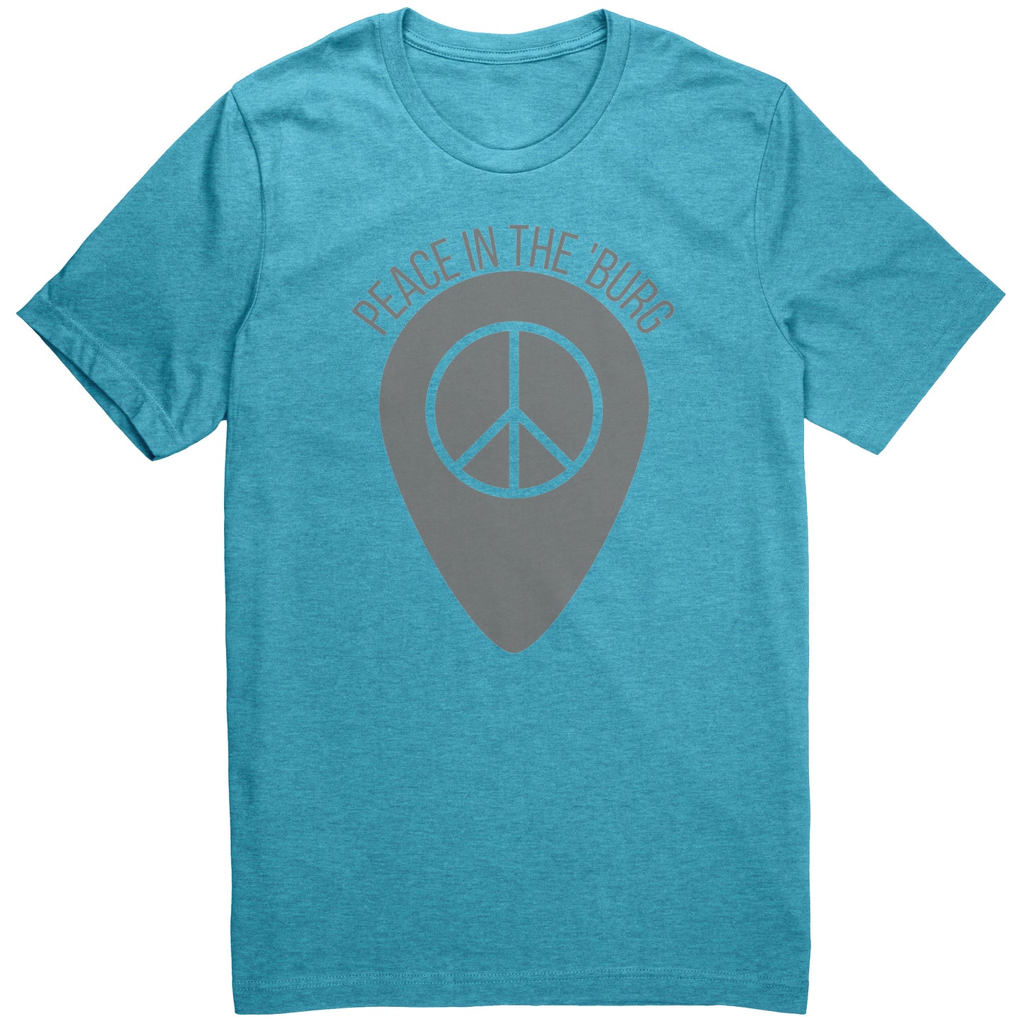 PEACE in the 'Burg CHECK IN t-shirt