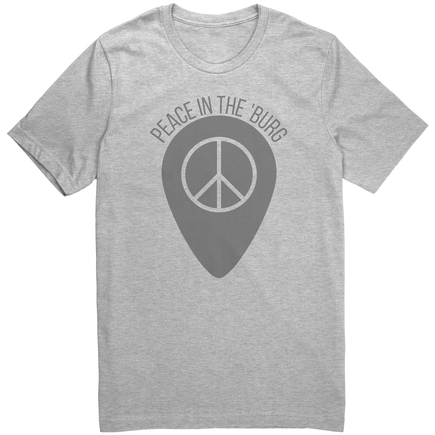 PEACE in the 'Burg CHECK IN t-shirt