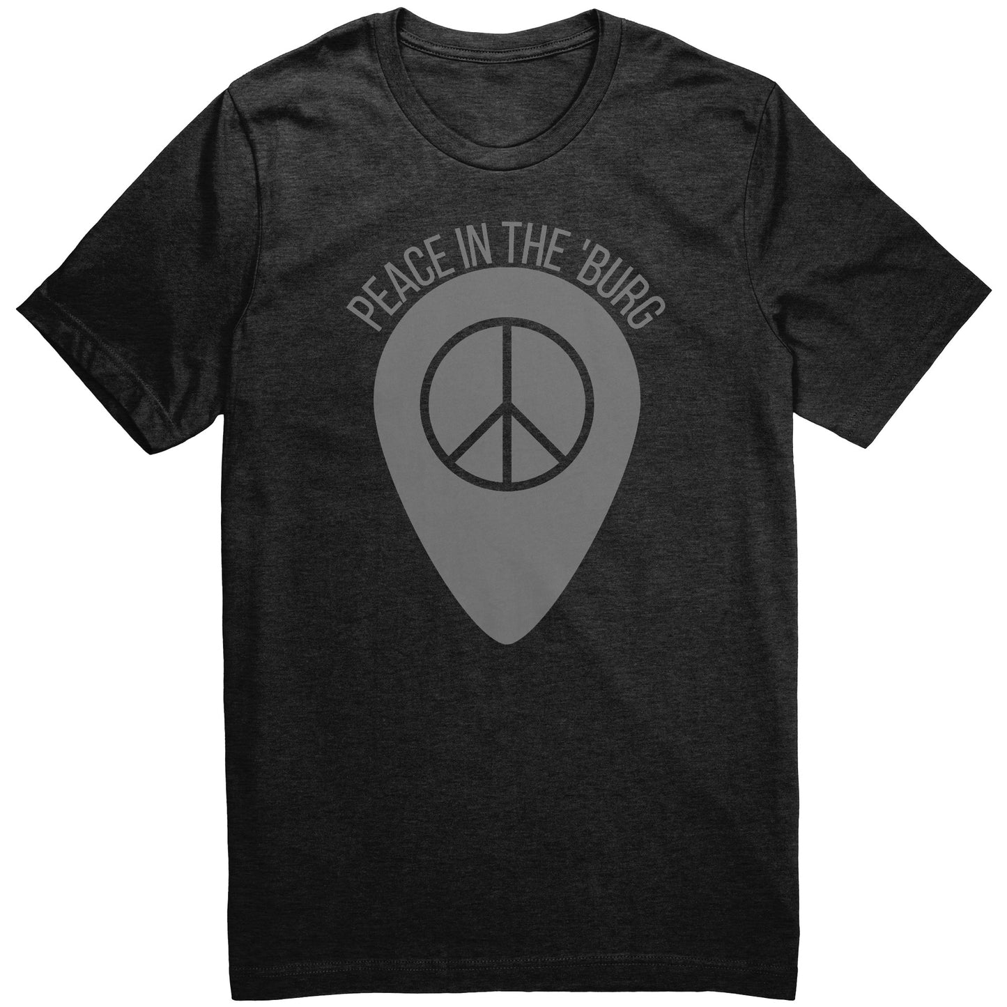 PEACE in the 'Burg CHECK IN t-shirt