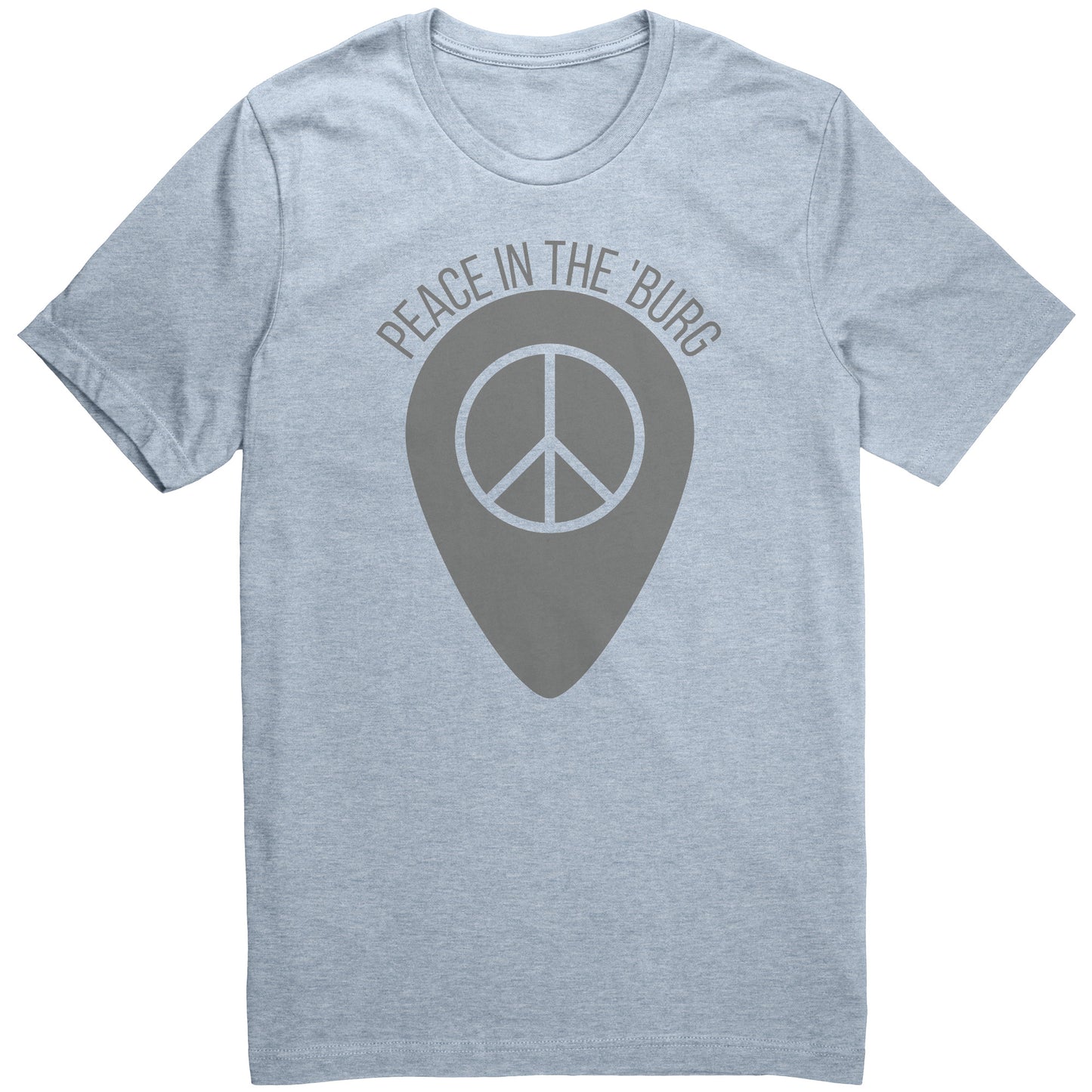 PEACE in the 'Burg CHECK IN t-shirt