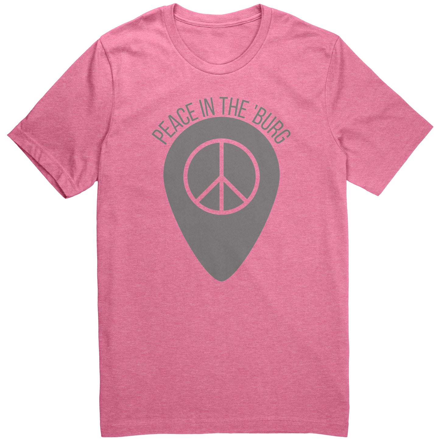 PEACE in the 'Burg CHECK IN t-shirt
