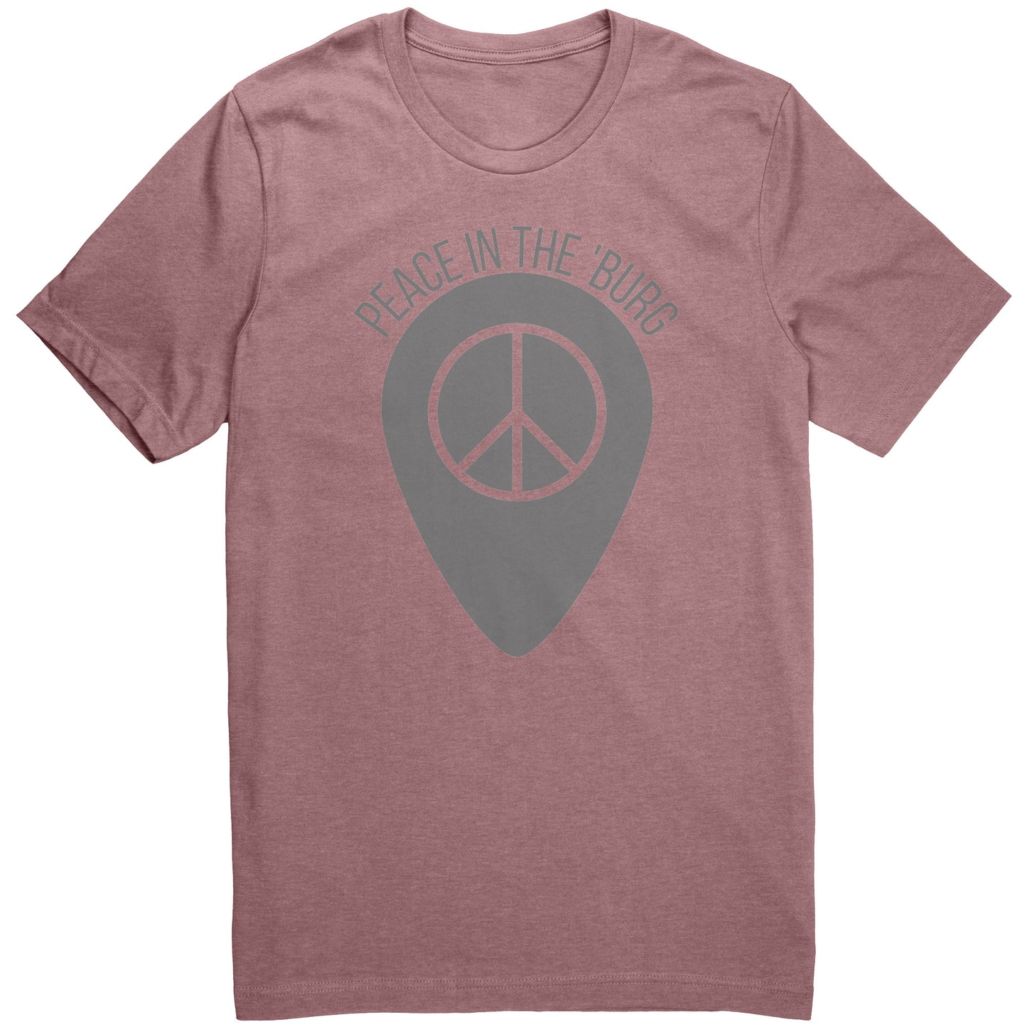 PEACE in the 'Burg CHECK IN t-shirt