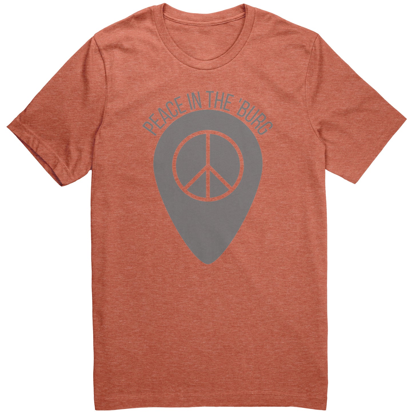 PEACE in the 'Burg CHECK IN t-shirt