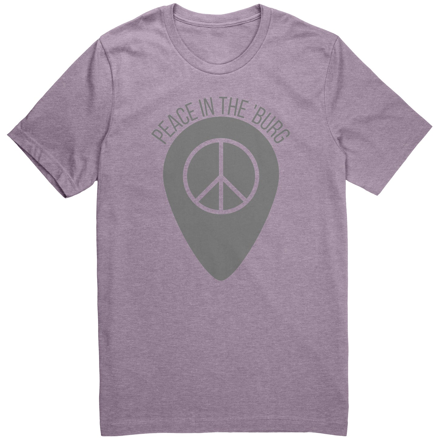 PEACE in the 'Burg CHECK IN t-shirt