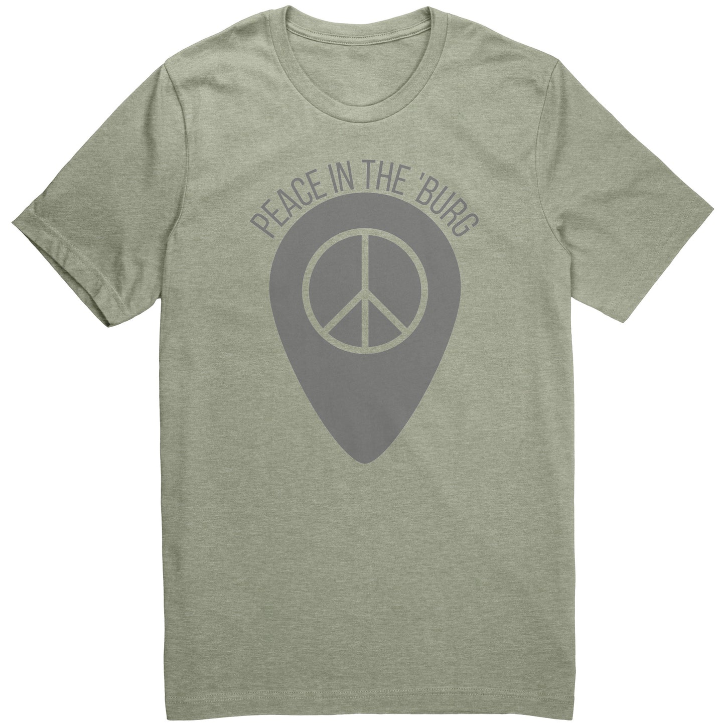 PEACE in the 'Burg CHECK IN t-shirt