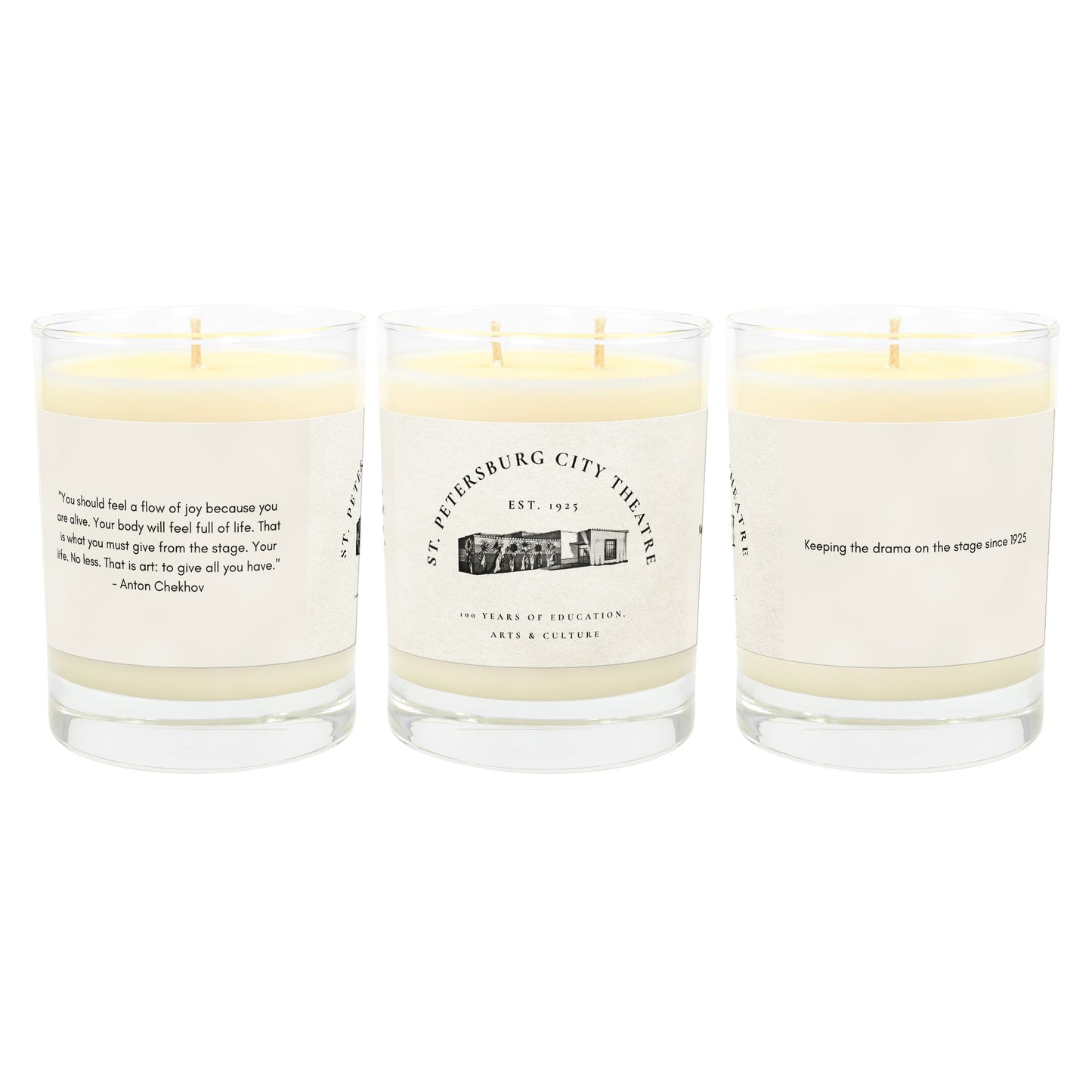 The smell of NO drama candle SPCT