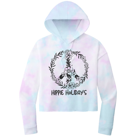 TieDye Hippie Holidays Hoodie